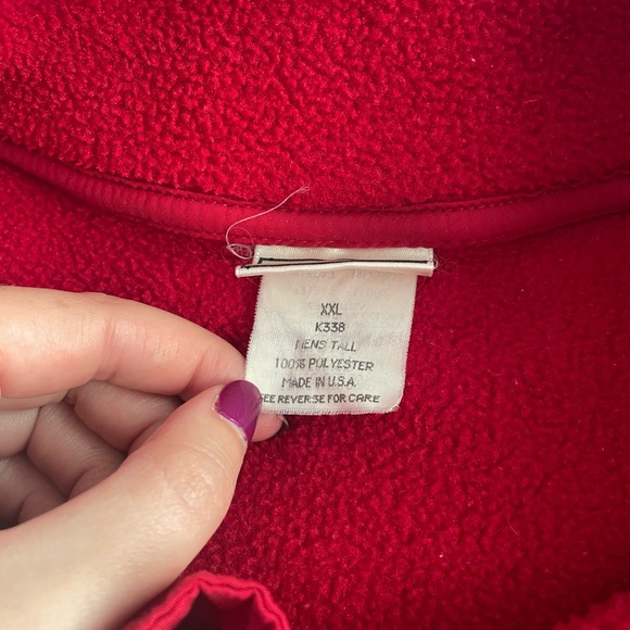 Vintage LL Bean Snap Fleece Pullover - Picture 6 of 6